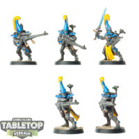 Aeldari - 5x Dire Avengers - bemalt