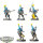 Aeldari - 5x Dire Avengers - bemalt