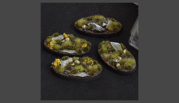 GamersGrass - Highland Bases - Oval 60mm (x4)