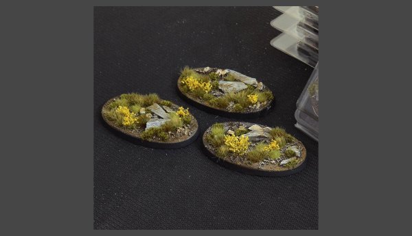 GamersGrass - Highland Bases - Oval 75mm (x3)