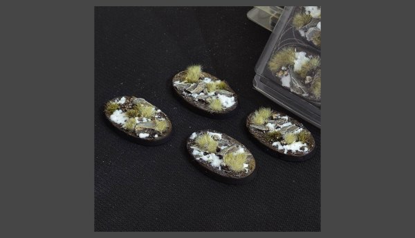 GamersGrass - Winter Bases - Oval 60mm (x4)