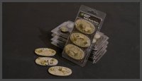 GamersGrass - Arid Steppe Bases - Oval 75mm (x3)