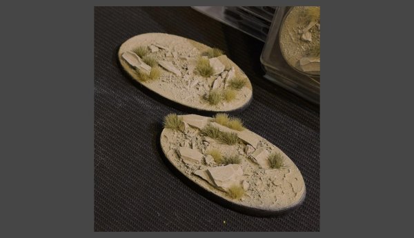 GamersGrass - Arid Steppe Bases - Oval 90mm (x2)