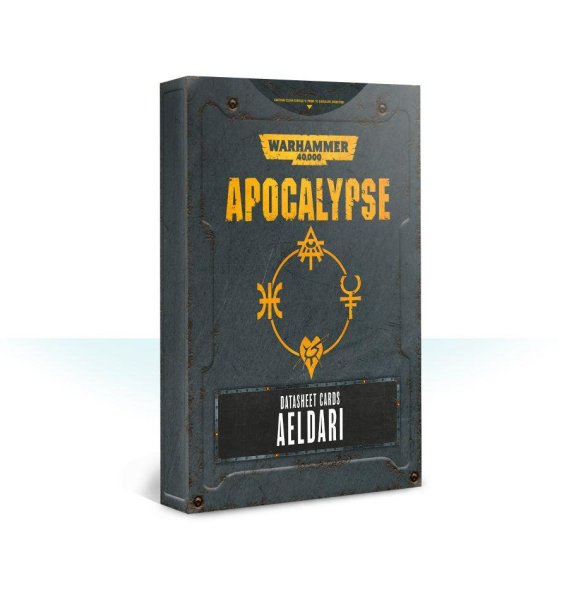 Warhammer 40k: Apocalypse - Datasheet Cards: Aeldari (Englisch)