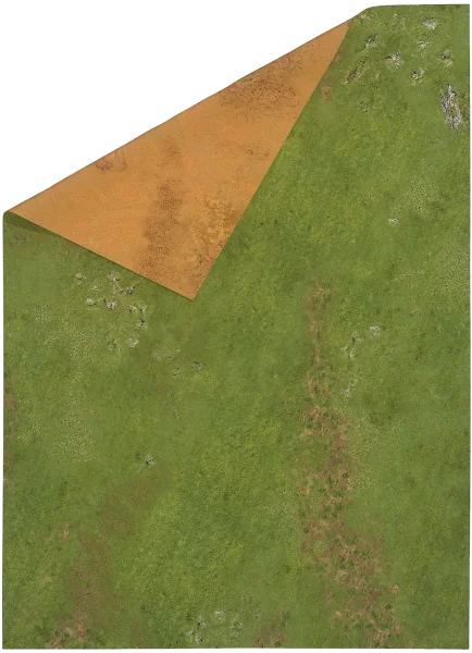 GameMat.eu - 44"x60" Double sided G-Mat: Highlands in War and Sands of Time