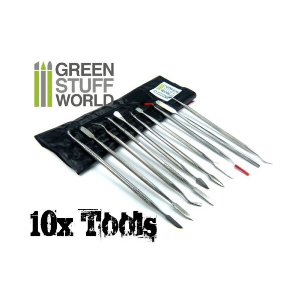 Green Stuff World - 10x Sculpting Tools