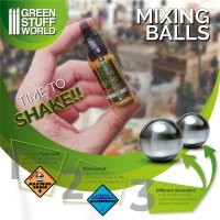 Green Stuff World - Mixing Paint Steel Bearing Balls in...