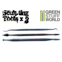 Green Stuff World - 3x Sculpting Tools