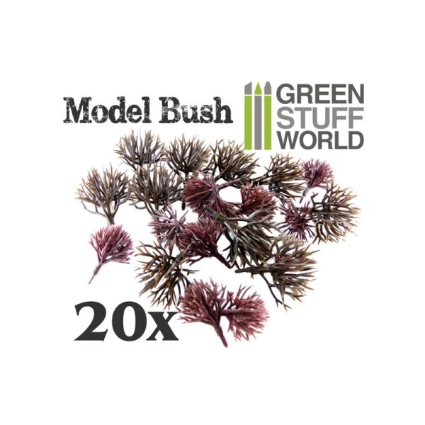 Green Stuff World - 20x Model Bush Trunks