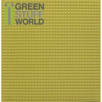 Green Stuff World - ABS Plasticard - SMALL SQUARES Textured Sheet - A4