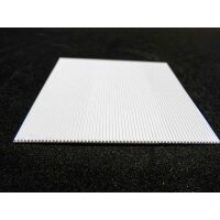 ABS Plasticard - CORRUGATED 0.5mm Textured Sheet - A4