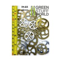 Green Stuff World - SteamPunk SPIRAL GEARS & COGS...