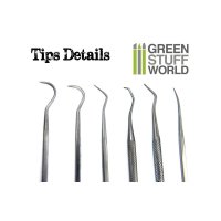 Green Stuff World - 6x Hook and Pick tool Set