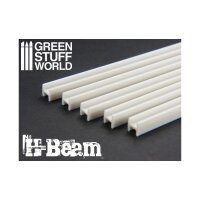 ABS Plasticard - Profile H-Beam Columns 6mm