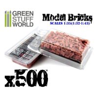 Green Stuff World - Model Bricks - Red x500