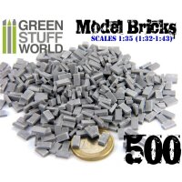 Green Stuff World - Model Bricks - Grey x500