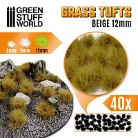 Green Stuff World - Grass TUFTS - 12mm self-adhesive - BEIGE