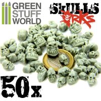 50x Resin ORK Skulls