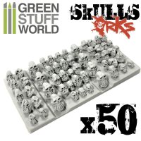 Green Stuff World - 50x Resin ORK Skulls
