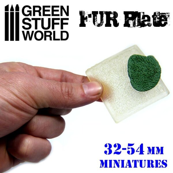 Green Stuff World - Texture Plate - Wolf Fur