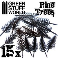 15x Model PINE Tree Trunks