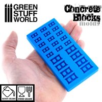 Green Stuff World - Silicone molds - Concrete Bricks