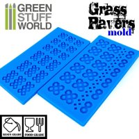 Green Stuff World - Silicone molds - Grass Paver
