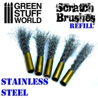 Scratch Brush Set Refill &ndash; Stainless Steel