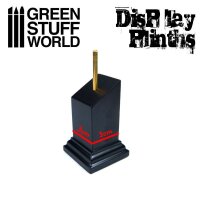 Green Stuff World - Tapered Bust Plinth 3x3cm Black