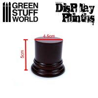 Green Stuff World - Round Display Plinth 4.5 cm - Hazelnut Brown