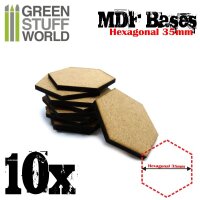 MDF Bases - Hexagonal 35 mm
