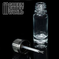 Green Stuff World - Empty Glass Jar with brush