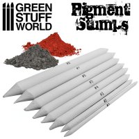 Green Stuff World - Set 8x Pigment Blending Stumps