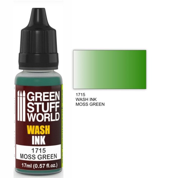Green Stuff World - Wash Ink MOSS GREEN