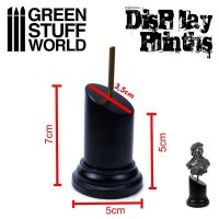 Green Stuff World - Tapered Round Bust Plinth 3.5x3.5cm...