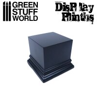 Green Stuff World - Square Top Display Plinth 6x6 cm - Black