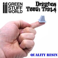 Green Stuff World - 6x Resin Dragon Teeth Traps for Tanks