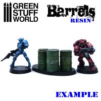 Green Stuff World - 8x Resin Barrels