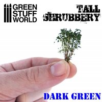 Green Stuff World - Tall Shrubbery - Dark Green