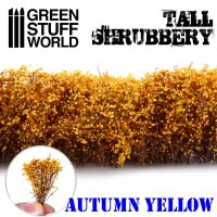 Green Stuff World - Tall Shrubbery - Autumn Yellow