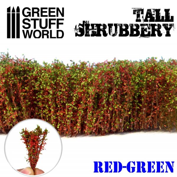 Green Stuff World - Tall Shrubbery - Red Green