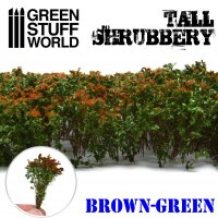 Green Stuff World - Tall Shrubbery - Brown Green