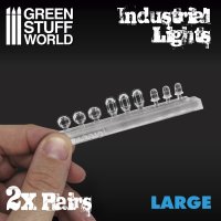 Green Stuff World - 18x Resin Industrial Lights - Large