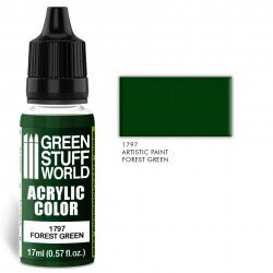 green acrylic paint colors