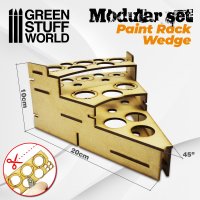 Green Stuff World - Modular Paint Rack - WEDGE