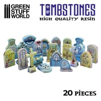 Green Stuff World - 20x Gravestones Resin Set