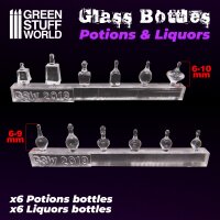Potion and Liquor Bottles Resin Set