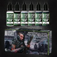 Green Stuff World - Paint Set - NMM Steel and Silver