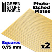 Green Stuff World - Photo-etched Plates - Medium Squares