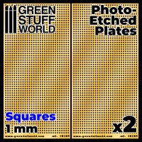 Green Stuff World - Photo-etched Plates - Large Squares